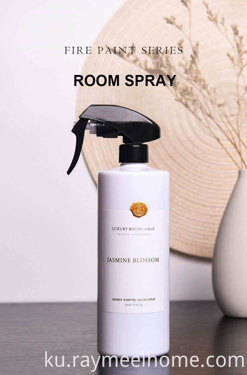 Luxury 500ml Scents Air Fragnerer Hêza Spray Air Freshener Spray